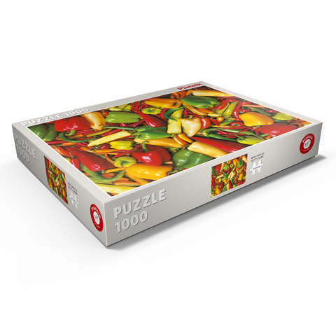 Darstellung des Puzzle Motivs Piatnik: Paprika Piatnik: Paprika 1000 Puzzle Schachtel Ansicht1