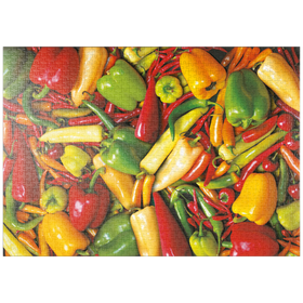 Darstellung des Puzzle-Motivs Piatnik: Paprika – Puzzleteile: 1000