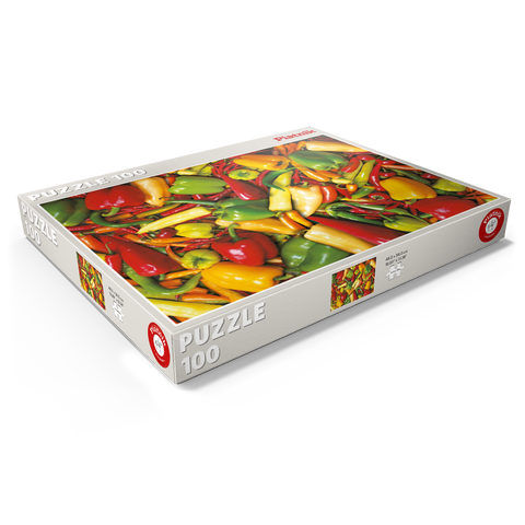 Darstellung des Puzzle Motivs Piatnik: Paprika Piatnik: Paprika 100 Puzzle Schachtel Ansicht1