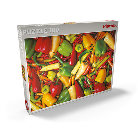 Darstellung des Puzzle Motivs Piatnik: Paprika Piatnik: Paprika 100 Puzzle Schachtel Ansicht2