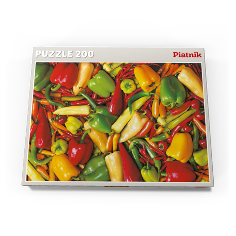 Darstellung des Puzzle Motivs Piatnik: Paprika Piatnik: Paprika 200 Puzzle Schachtel Ansicht3