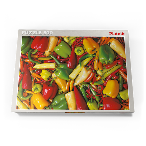 Darstellung des Puzzle Motivs Piatnik: Paprika Piatnik: Paprika 500 Puzzle Schachtel Ansicht3