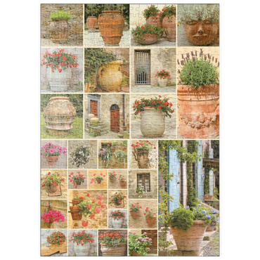 puzzleplate Piatnik: Blumentöpfe 500 Puzzle
