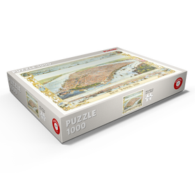 Alternative Darstellung des Puzzle-Motivs Piatnik: Stadtplan New York, 1853 – Puzzleteile: 1000