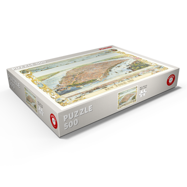 Piatnik: Stadtplan New York, 1853 500 Puzzle Schachtel Ansicht1