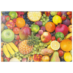Darstellung des Puzzle Motivs Piatnik: Obst - Puzzleteile: 500