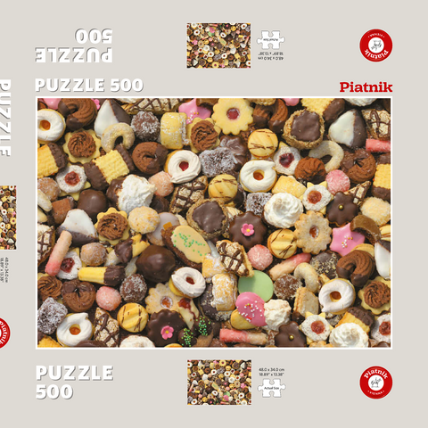 Piatnik: Kekse 500 Puzzle Schachtel 3D Modell