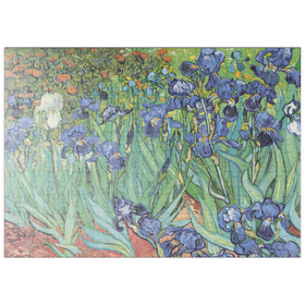 Darstellung des Puzzle Motivs Piatnik: Schwertlilien, Vincent van Gogh - Puzzleteile: 200