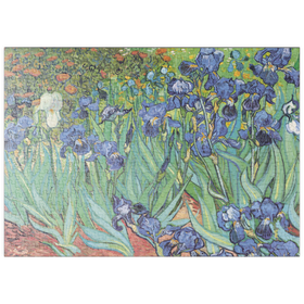 Darstellung des Puzzle Motivs Piatnik: Schwertlilien, Vincent van Gogh - Puzzleteile: 500