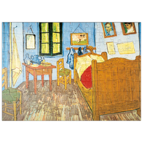 Darstellung des Puzzle Motivs Piatnik: Das Schlafzimmer in Arles, Vincent van Gogh - Puzzleteile: 100