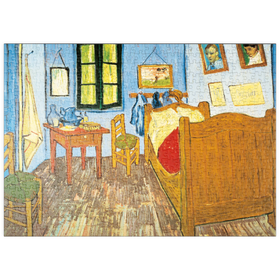 Darstellung des Puzzle Motivs Piatnik: Das Schlafzimmer in Arles, Vincent van Gogh - Puzzleteile: 500