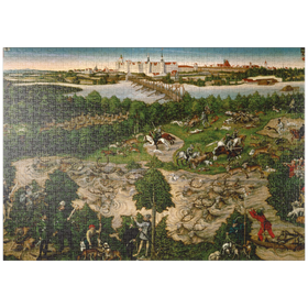 Darstellung des Puzzle Motivs Piatnik: Hirschjagd des Kurfürsten, Johann Friedrich - Puzzleteile: 1000