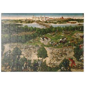 Darstellung des Puzzle Motivs Piatnik: Hirschjagd des Kurfürsten, Johann Friedrich - Puzzleteile: 100