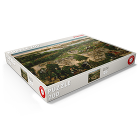 Darstellung des Puzzle Motivs Piatnik: Hirschjagd des Kurfürsten, Johann Friedrich - Puzzleteile: 200