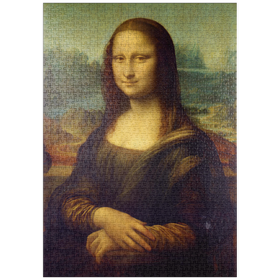 Darstellung des Puzzle-Motivs Piatnik: Mona Lisa, Leonardo da Vinci – Puzzleteile: 1000