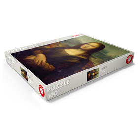 Darstellung des Puzzle Motivs Piatnik: Mona Lisa, Leonardo da Vinci - Puzzleteile: 100