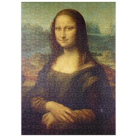 Darstellung des Puzzle Motivs Piatnik: Mona Lisa, Leonardo da Vinci - Puzzleteile: 500