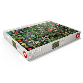 Darstellung des Puzzle Motivs Piatnik: Blossoms / Blüten - Puzzleteile: 100