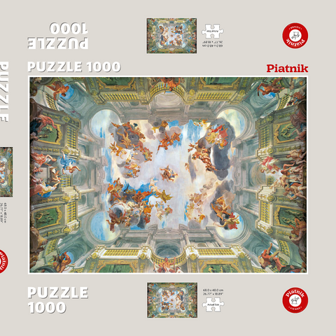 Piatnik: Deeds of Hercules and His Apotheosis 1000 Puzzle Schachtel 3D Modell