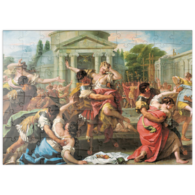 Darstellung des Puzzle Motivs Piatnik: Der Raub der Sabinerinnen, Sebastiano Ricci - Puzzleteile: 100