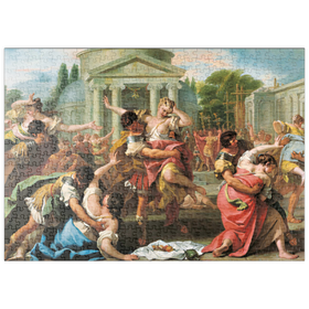 Darstellung des Puzzle Motivs Piatnik: Der Raub der Sabinerinnen, Sebastiano Ricci - Puzzleteile: 500