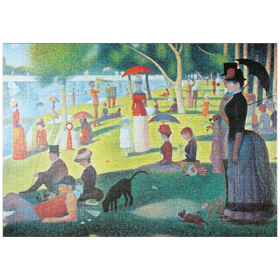 Darstellung des Puzzle Motivs Piatnik: Ein Sonntagnachmittag auf der Insel La Grande Jatte, Georges Seurat - Puzzleteile: 1000