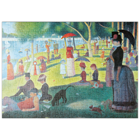 Darstellung des Puzzle Motivs Piatnik: Ein Sonntagnachmittag auf der Insel La Grande Jatte, Georges Seurat - Puzzleteile: 200