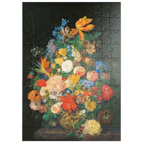 puzzleplate Piatnik: Ein Blumenstrauß in einer Vase 100 Puzzle