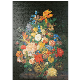 Darstellung des Puzzle Motivs Piatnik: Ein Blumenstrauß in einer Vase, Franz Xaver Petter - Puzzleteile: 200