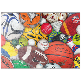 Darstellung des Puzzle Motivs Piatnik: Sports / Bälle - Puzzleteile: 200