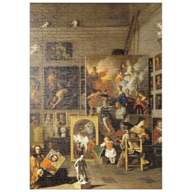 Darstellung des Puzzle Motivs Piatnik: Das Atelier des Künstlers, Pierre Subleyras - Puzzleteile: 200