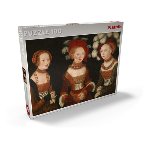 Piatnik: Die Prinzessinnen Sibylla, Emilia und Sidonia 100 Puzzle Schachtel Ansicht2