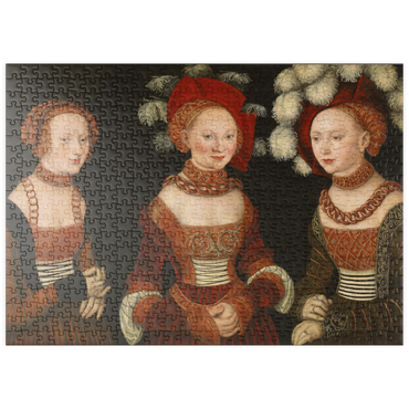 puzzleplate Piatnik: Die Prinzessinnen Sibylla, Emilia und Sidonia 500 Puzzle