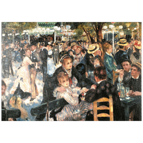 Darstellung des Puzzle Motivs Piatnik: Tanz im Moulin de la Galette, Auguste Renoir - Puzzleteile: 1000