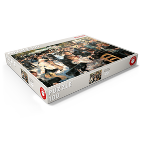 Darstellung des Puzzle Motivs Piatnik: Tanz im Moulin de la Galette, Auguste Renoir - Puzzleteile: 100