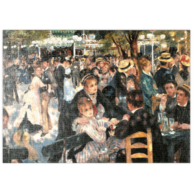 Darstellung des Puzzle Motivs Piatnik: Tanz im Moulin de la Galette, Auguste Renoir - Puzzleteile: 500