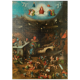 Darstellung des Puzzle Motivs Piatnik: Weltgerichtstriptychon, Hieronymus Bosch - Puzzleteile: 1000