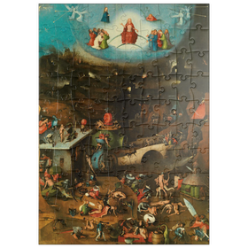 Darstellung des Puzzle Motivs Piatnik: Weltgerichtstriptychon, Hieronymus Bosch - Puzzleteile: 100