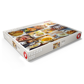 Darstellung des Puzzle Motivs Piatnik: Austrian Food Classics / Schmankerln - Puzzleteile: 100