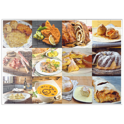 puzzleplate Piatnik: Austrian Food Classics / Schmankerln 100 Puzzle