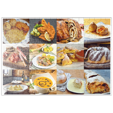 puzzleplate Piatnik: Austrian Food Classics / Schmankerln 200 Puzzle