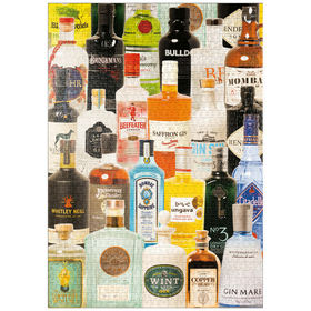 Darstellung des Puzzle-Motivs Piatnik: Taste of Gin – Puzzleteile: 1000