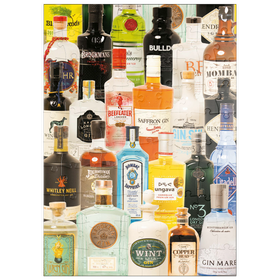 Darstellung des Puzzle Motivs Piatnik: Taste of Gin - Puzzleteile: 100