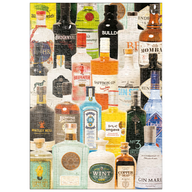 Darstellung des Puzzle Motivs Piatnik: Taste of Gin - Puzzleteile: 500