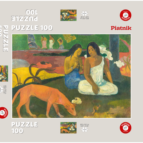 Piatnik: Arearea 100 Puzzle Schachtel 3D Modell