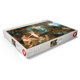 Darstellung des Puzzle Motivs Piatnik: Der Garten Eden mit dem Sündenfall, Jan Brueghel d.Ä. und Peter Paul Rubens - Puzzleteile: 200
