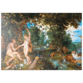 Darstellung des Puzzle Motivs Piatnik: Der Garten Eden mit dem Sündenfall, Jan Brueghel d.Ä. und Peter Paul Rubens - Puzzleteile: 200
