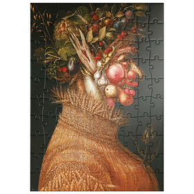 Darstellung des Puzzle Motivs Piatnik: Sommer, Giuseppe Arcimboldo - Puzzleteile: 100