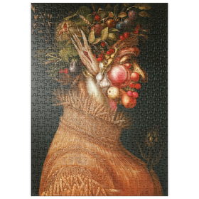 Darstellung des Puzzle Motivs Piatnik: Sommer, Giuseppe Arcimboldo - Puzzleteile: 500