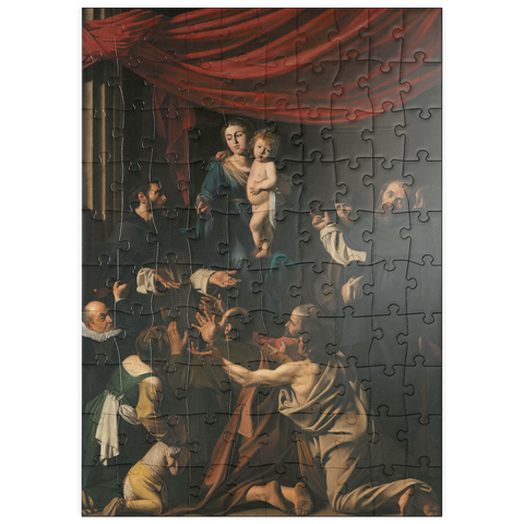 puzzleplate Piatnik: Rosenkranzmadonna 100 Puzzle